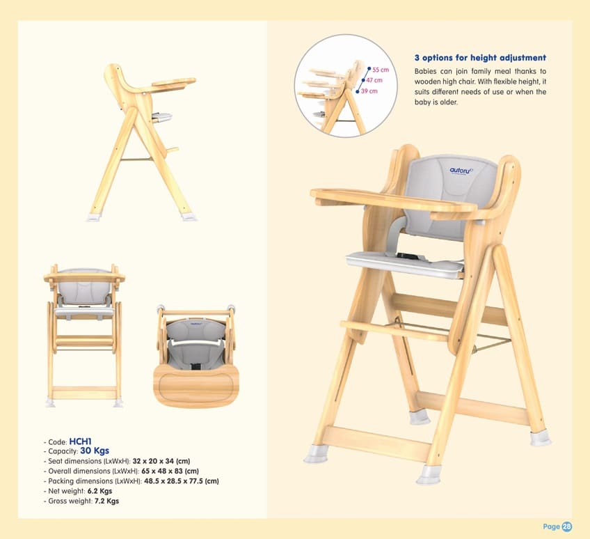 Manufacturing baby high chairs